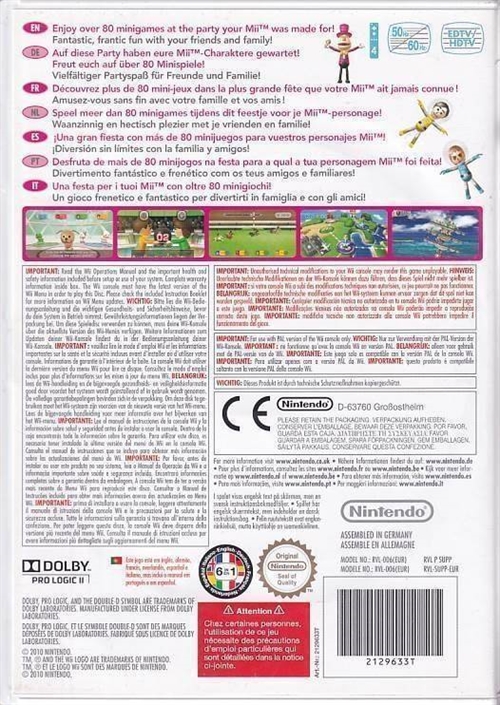 Wii Party - Nintendo Wii (B Grade) (Genbrug)